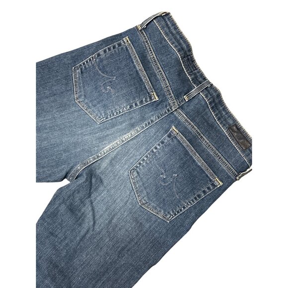 AG Womens Distressed Stevie Ankle Jeans Size 28 Edgy Modern Street Style - Picture 5 of 6